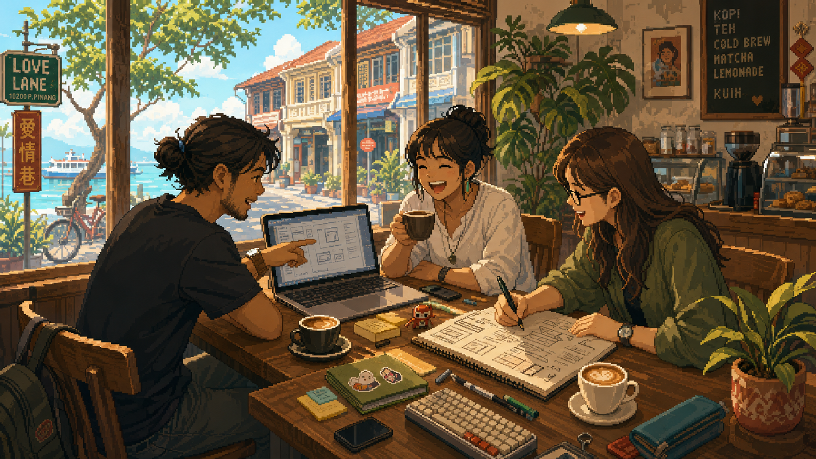 Inventing Now workspace scene for Bravent plugin ideas