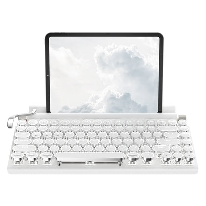 Wireless Keyboard – Bluetooth + Type-C | Typewriter Style, Mechanical Feel