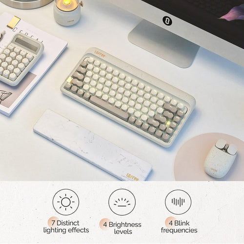 Lofree ZERO ARTZ 84 Keys Mechanical Keyboard Hot Swap Bluetooth 2.4G Type-C