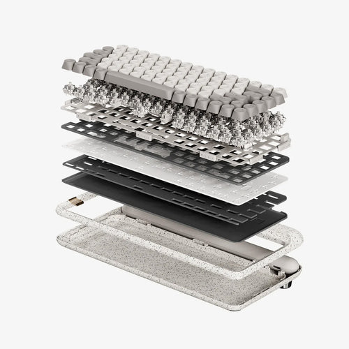 Lofree ZERO ARTZ 84 Keys Mechanical Keyboard Hot Swap Bluetooth 2.4G Type-C