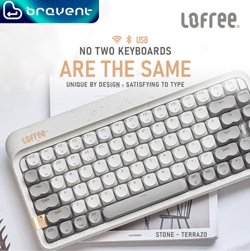Lofree ZERO ARTZ 84 Keys Mechanical Keyboard Hot Swap Bluetooth 2.4G Type-C