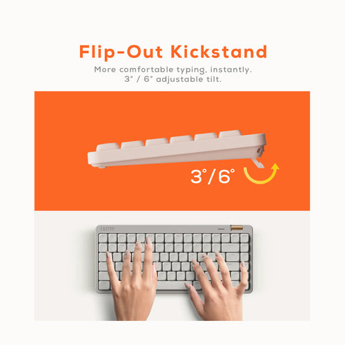 Flow Lite84/100 Low-profile Mechanical Keyboard | 2.4G/BT5.3/Type-C | MY Warranty