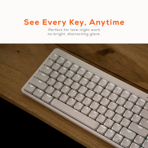 Flow Lite84/100 Low-profile Mechanical Keyboard | 2.4G/BT5.3/Type-C | MY Warranty