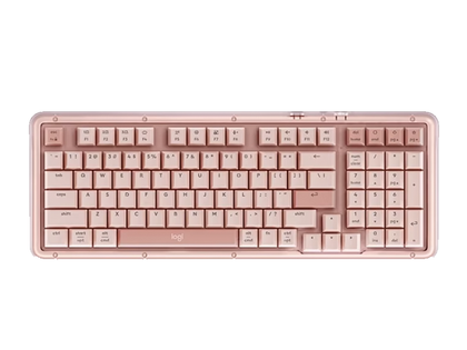 Logitech Tri-Mode K98M Wireless Mechanical Keyboard – AI Macro Key K98S Pink Alto Key